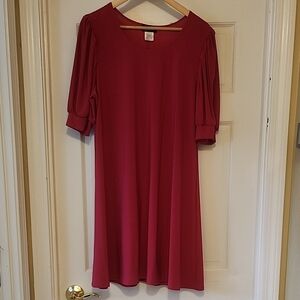 MSK Women's Berry Midi Dress